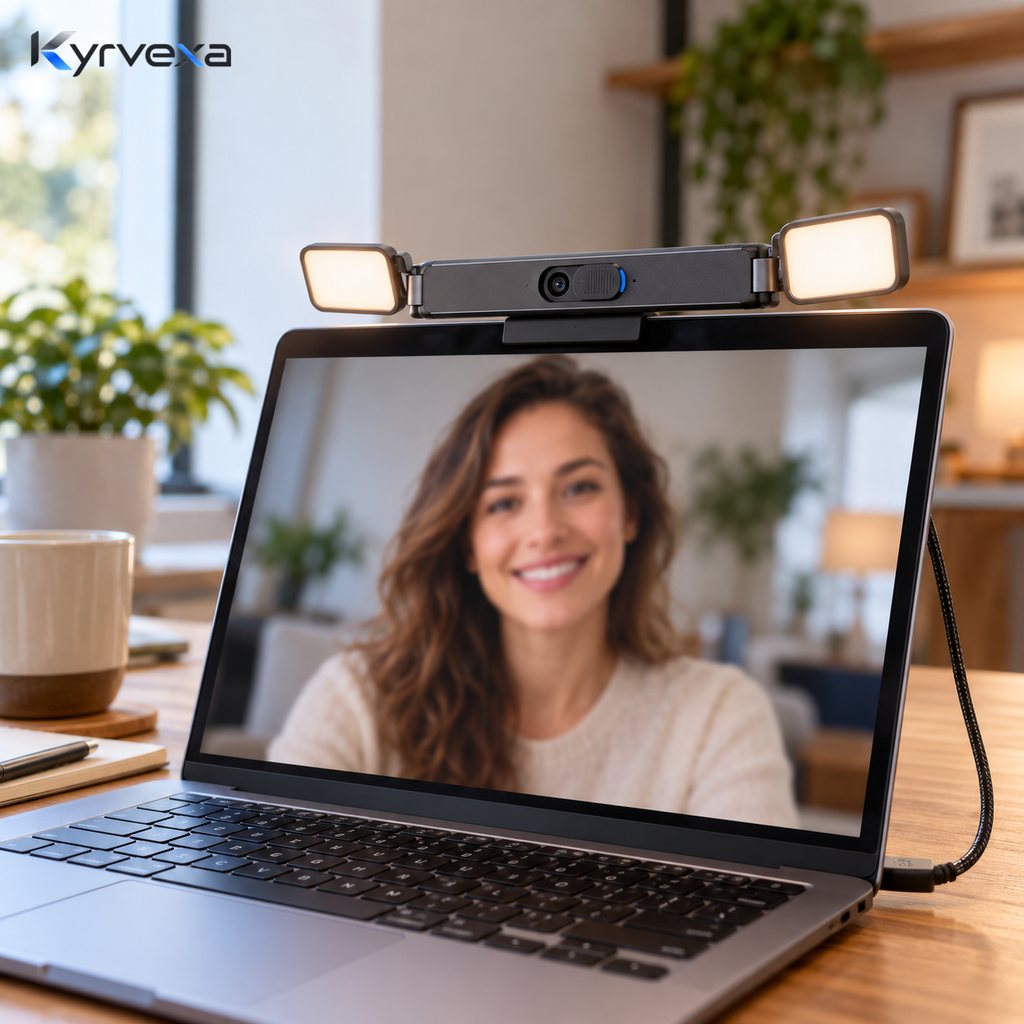 Kyrvexa™ FrameLight Video Call Bar