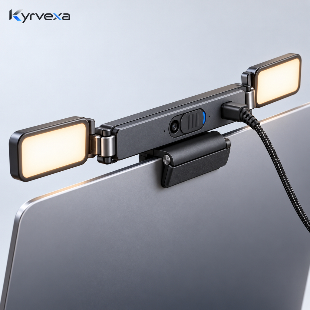 Kyrvexa™ FrameLight Video Call Bar