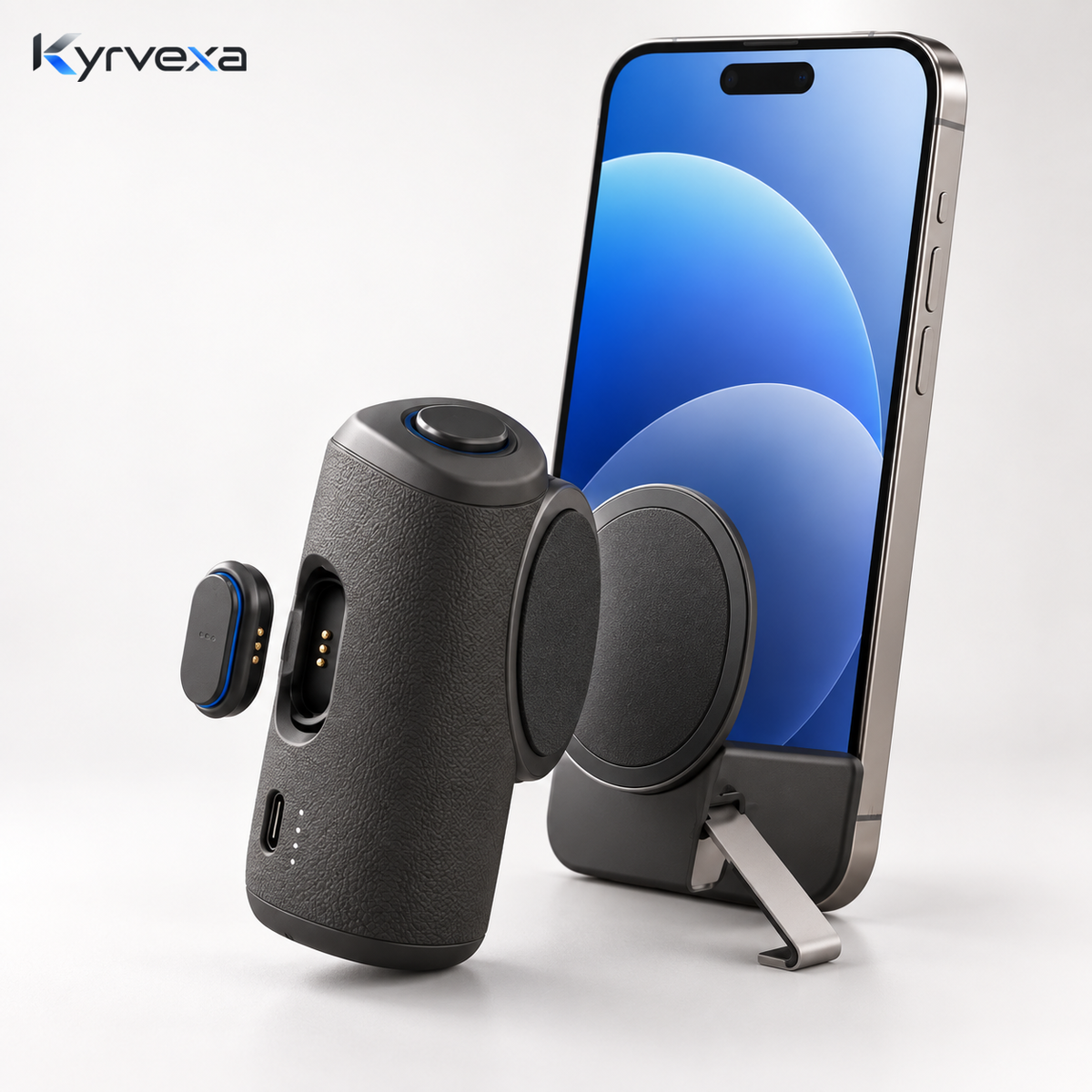 Kyrvexa™ GripCharge Phone Battery Handle