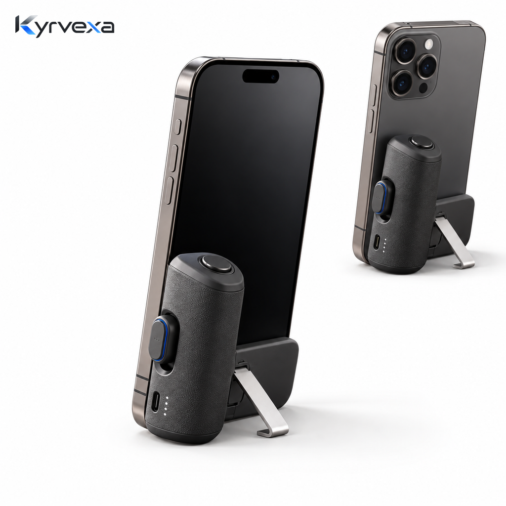 Kyrvexa™ GripCharge Phone Battery Handle